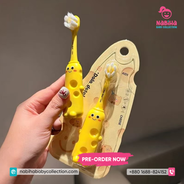 Premium Giraffe Kids Soft Bristle Toothbrush