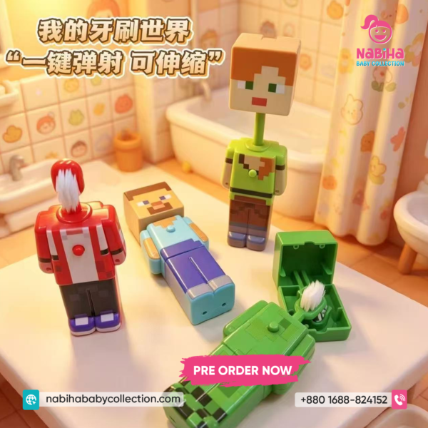 World Pixel Character Kids Toothbrush