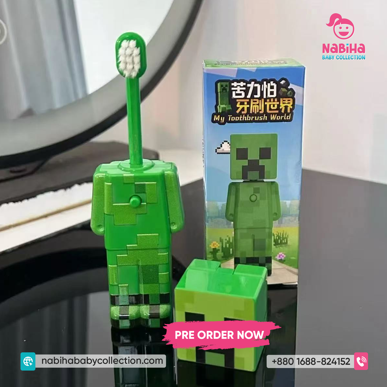 World Pixel Character Kids Toothbrush