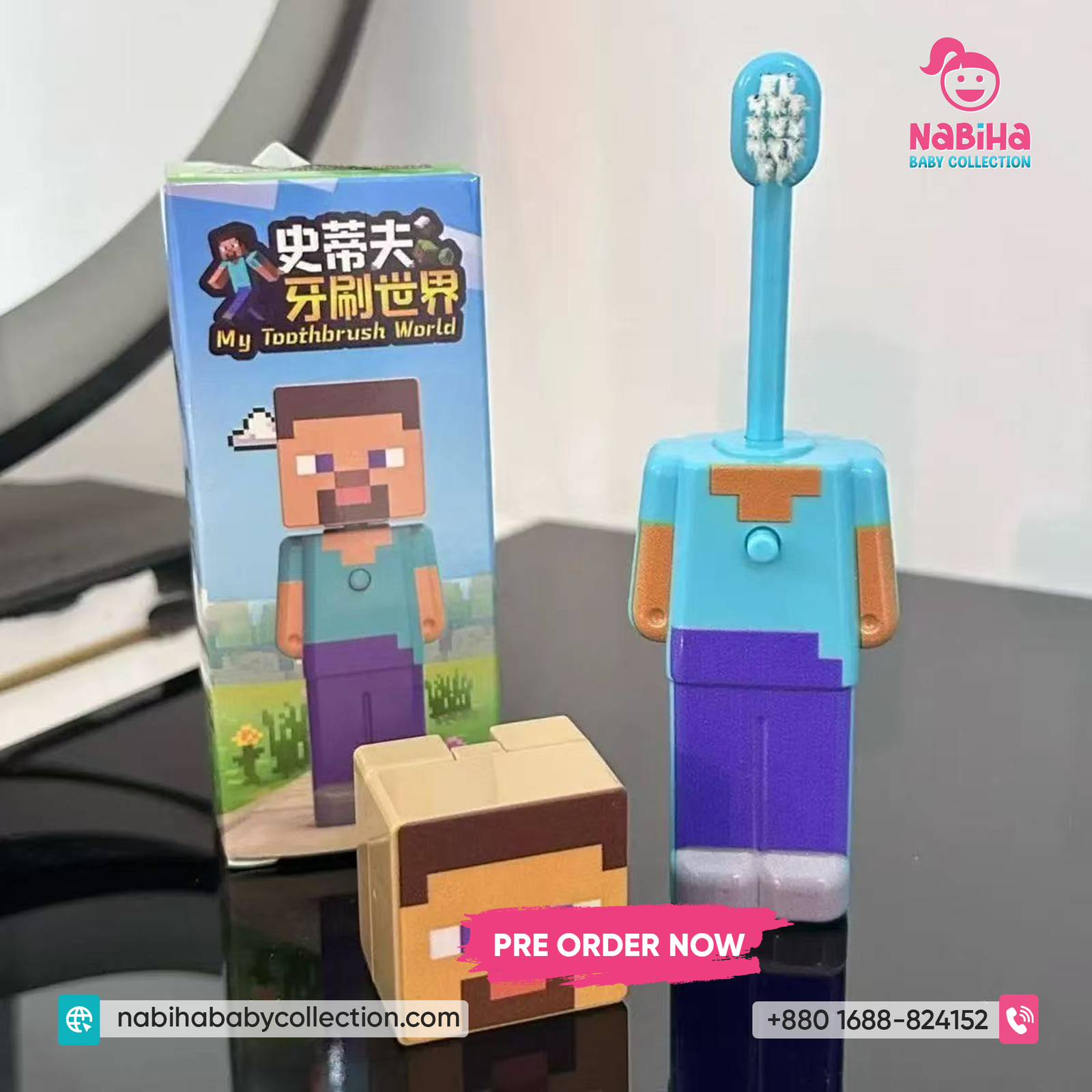 World Pixel Character Kids Toothbrush