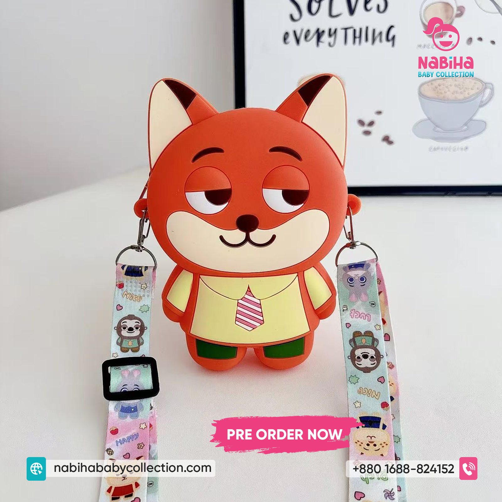 Cute Cartoon Animal Kids Sling Bag