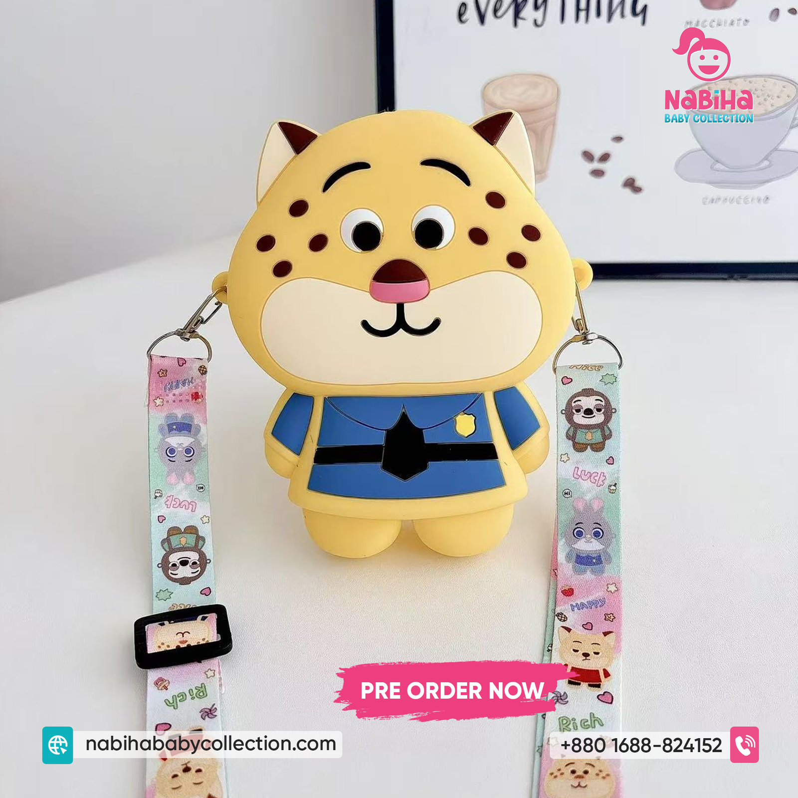 Cute Cartoon Animal Kids Sling Bag