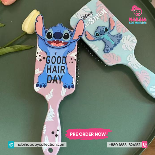 Stitch Cartoon Kids Hair Brush
