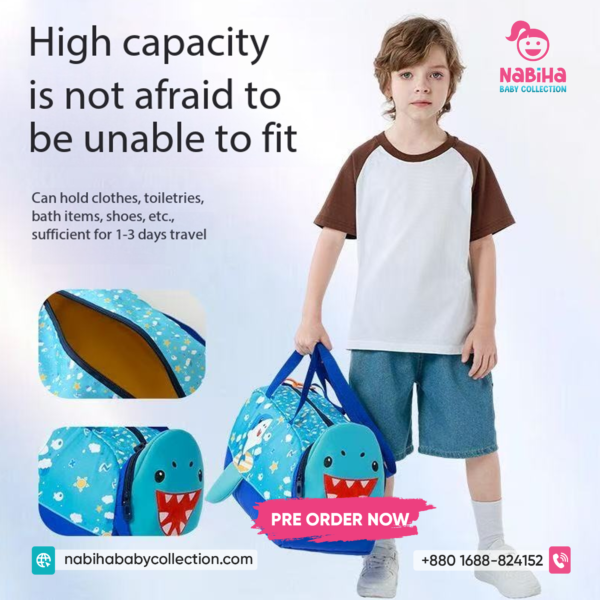 Cute Cartoon Animal Kids Travel Duffle Bag
