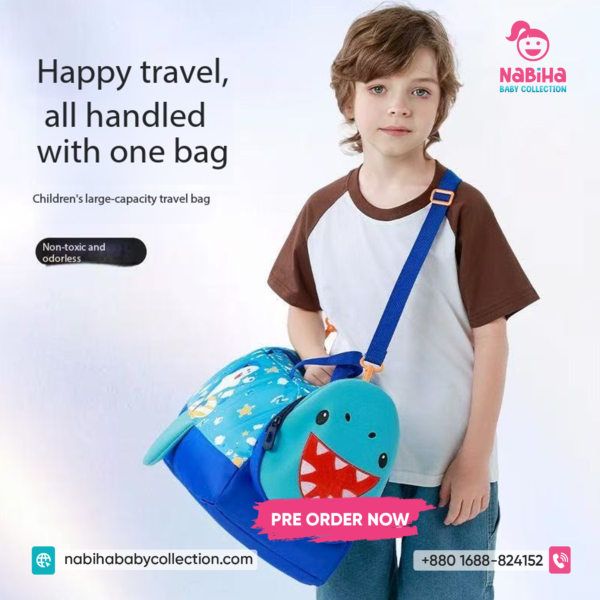 Cute Cartoon Animal Kids Travel Duffle Bag