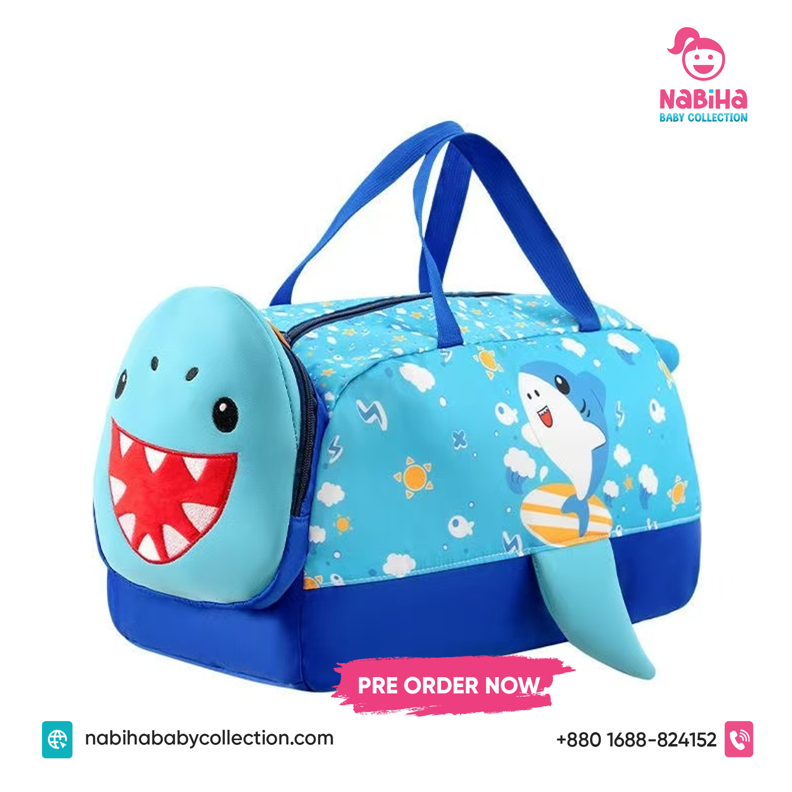 Cute Cartoon Animal Kids Travel Duffle Bag
