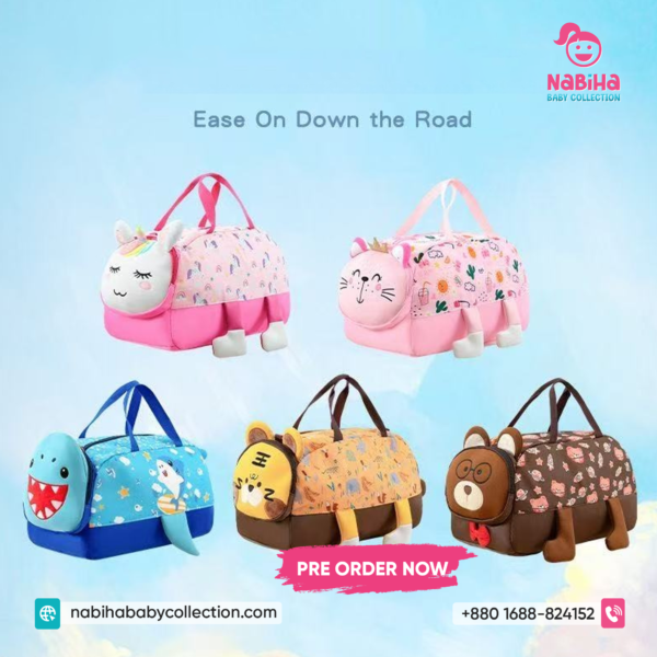 Cute Cartoon Animal Kids Travel Duffle Bag