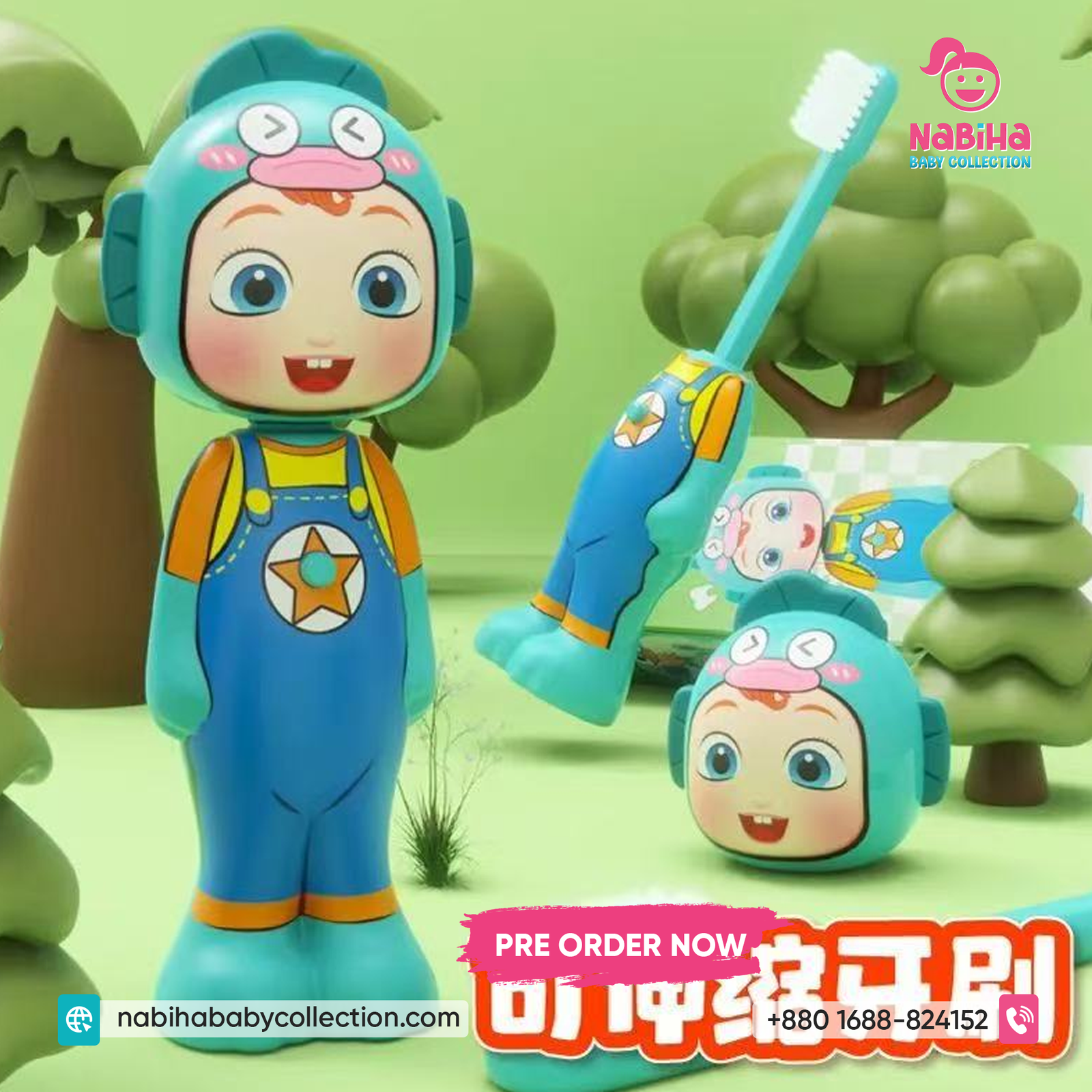 Shinchan Inspired Transformable Kids Toothbrush
