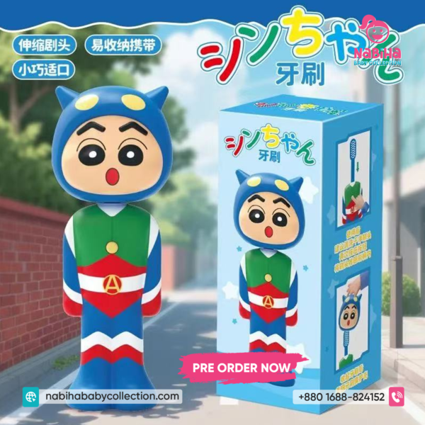 Shinchan Inspired Transformable Kids Toothbrush