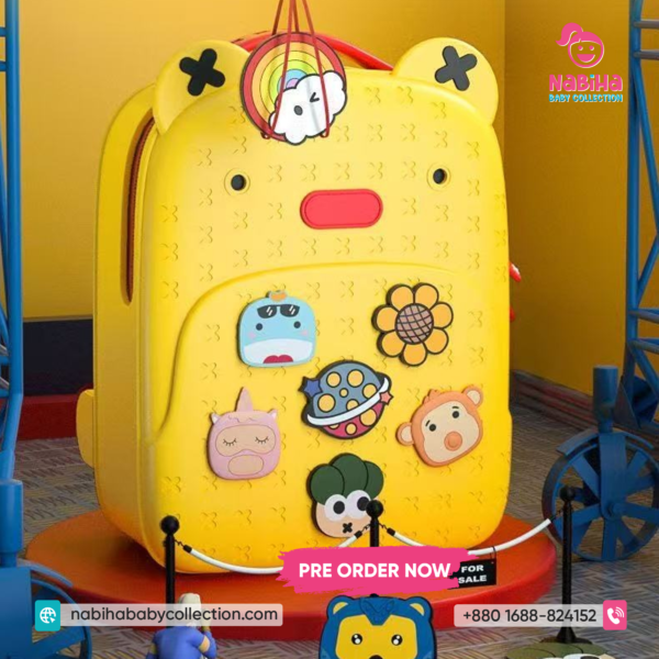 Cute 3D Cartoon Kids Backpack – Waterproof Baby School Bag