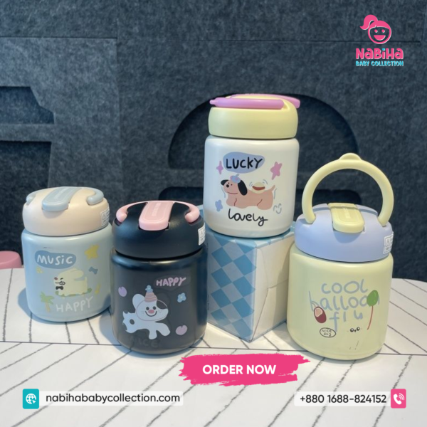 Kids Insulated Water Bottle with Straw