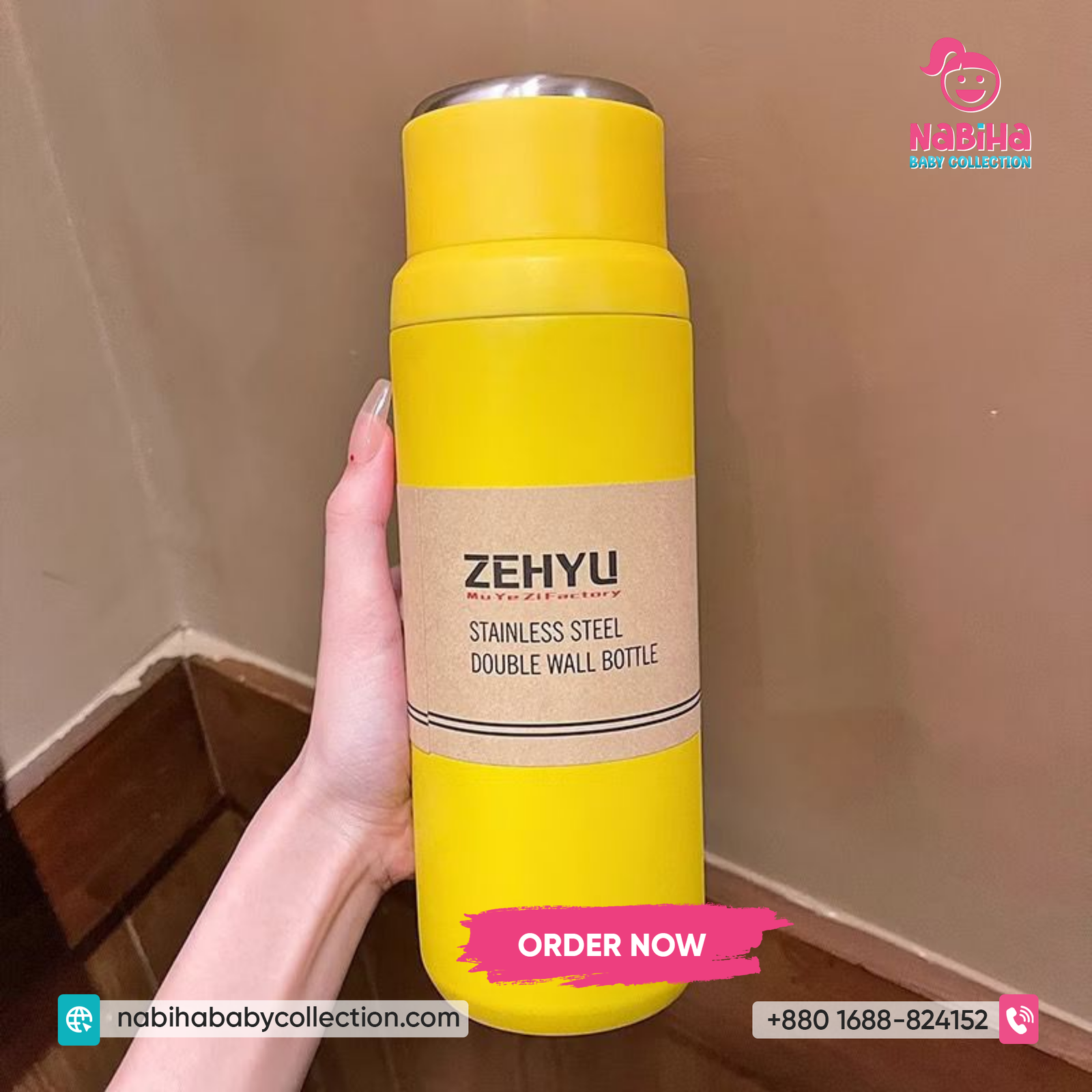 Stainless Steel Double Wall Vacuum Bottle