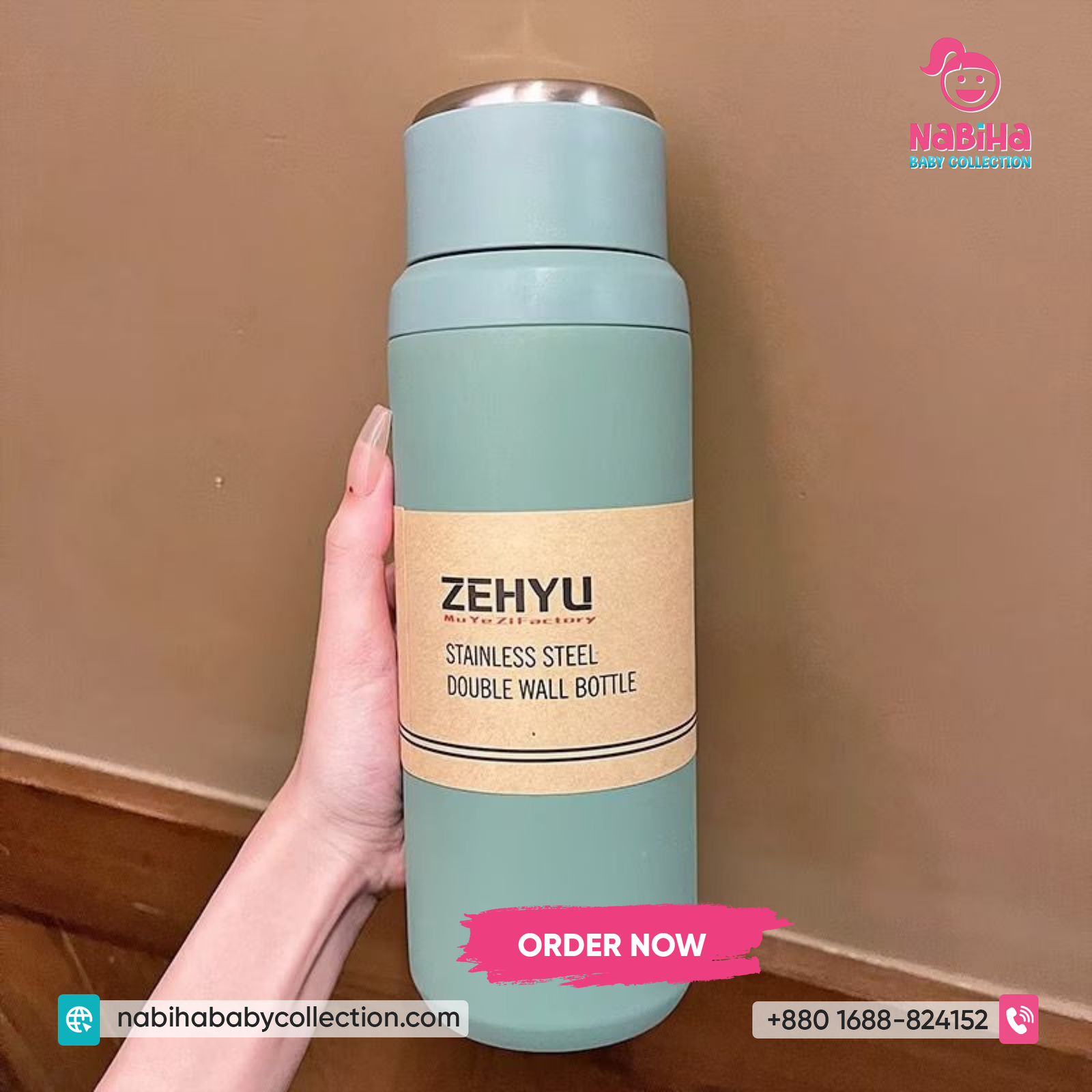 Stainless Steel Double Wall Vacuum Bottle