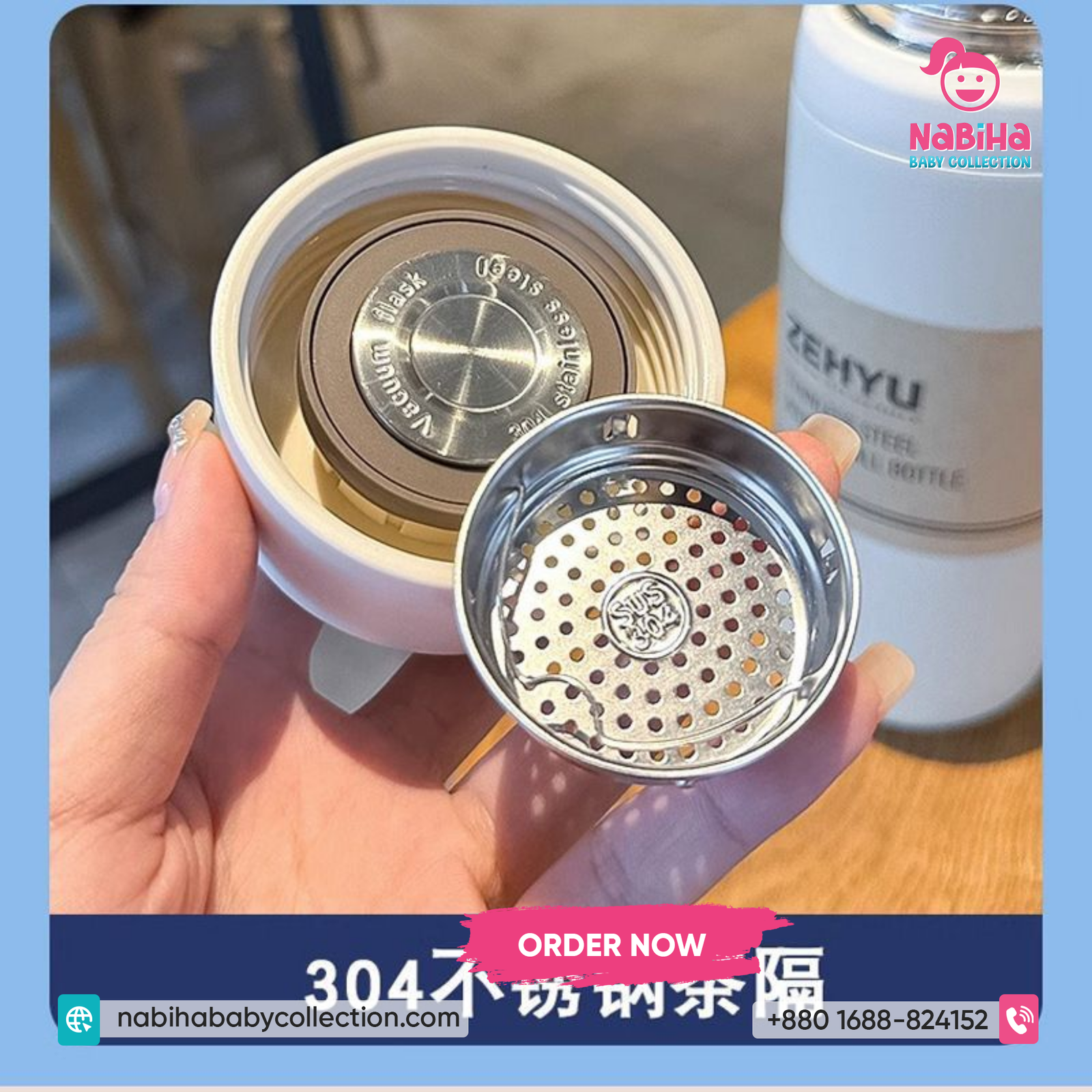 Stainless Steel Double Wall Vacuum Bottle