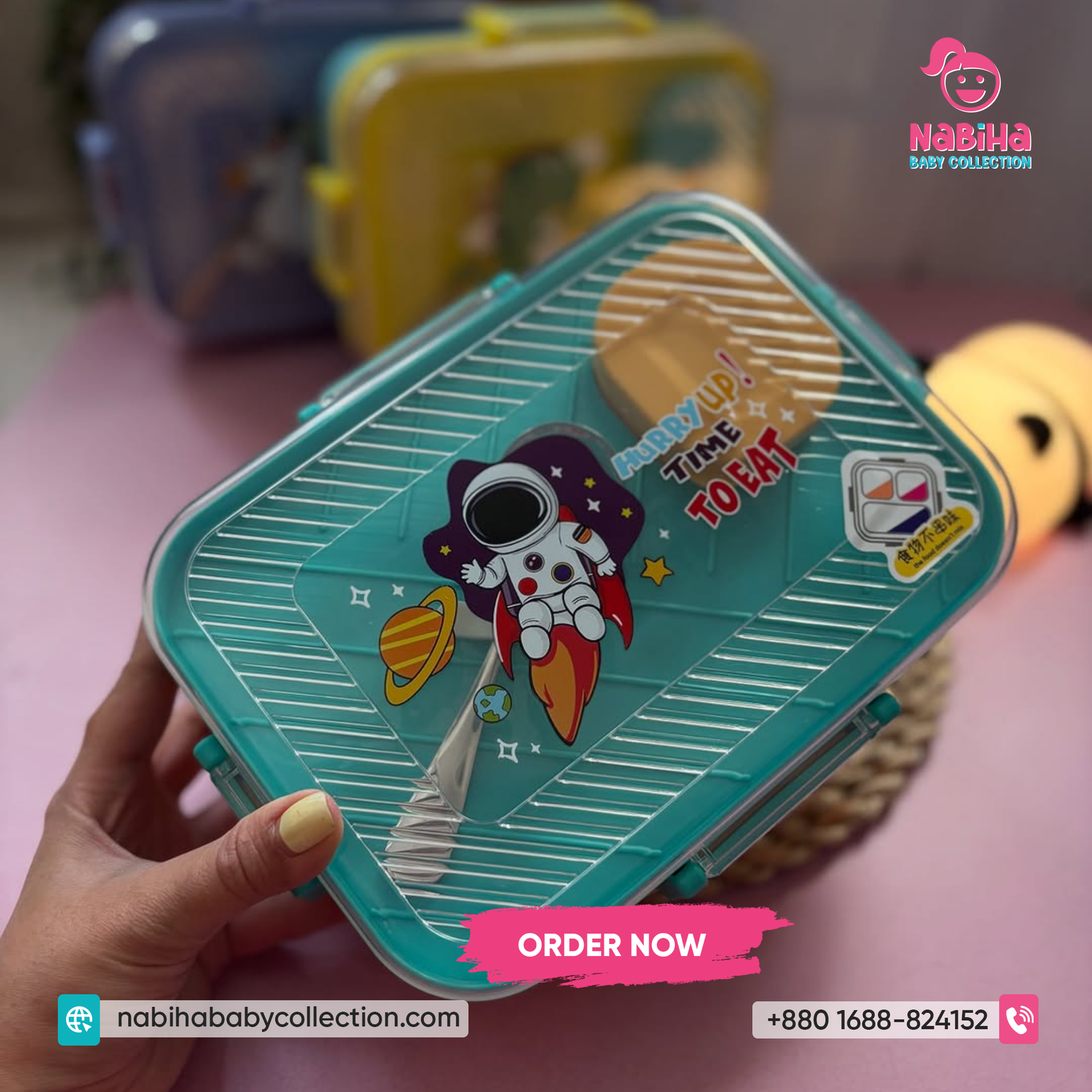Kids Bento Lunch Box with Compartments