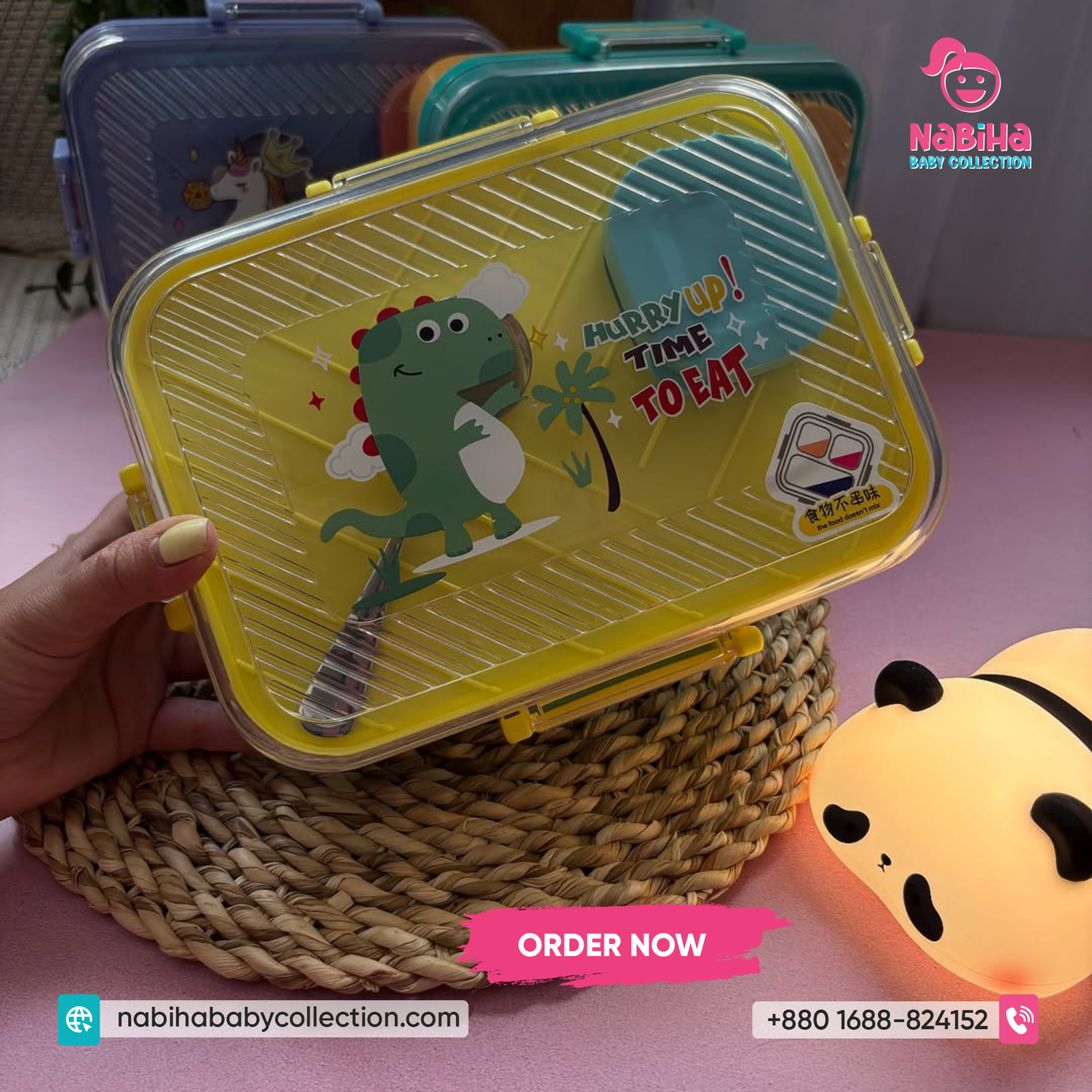 Kids Bento Lunch Box with Compartments