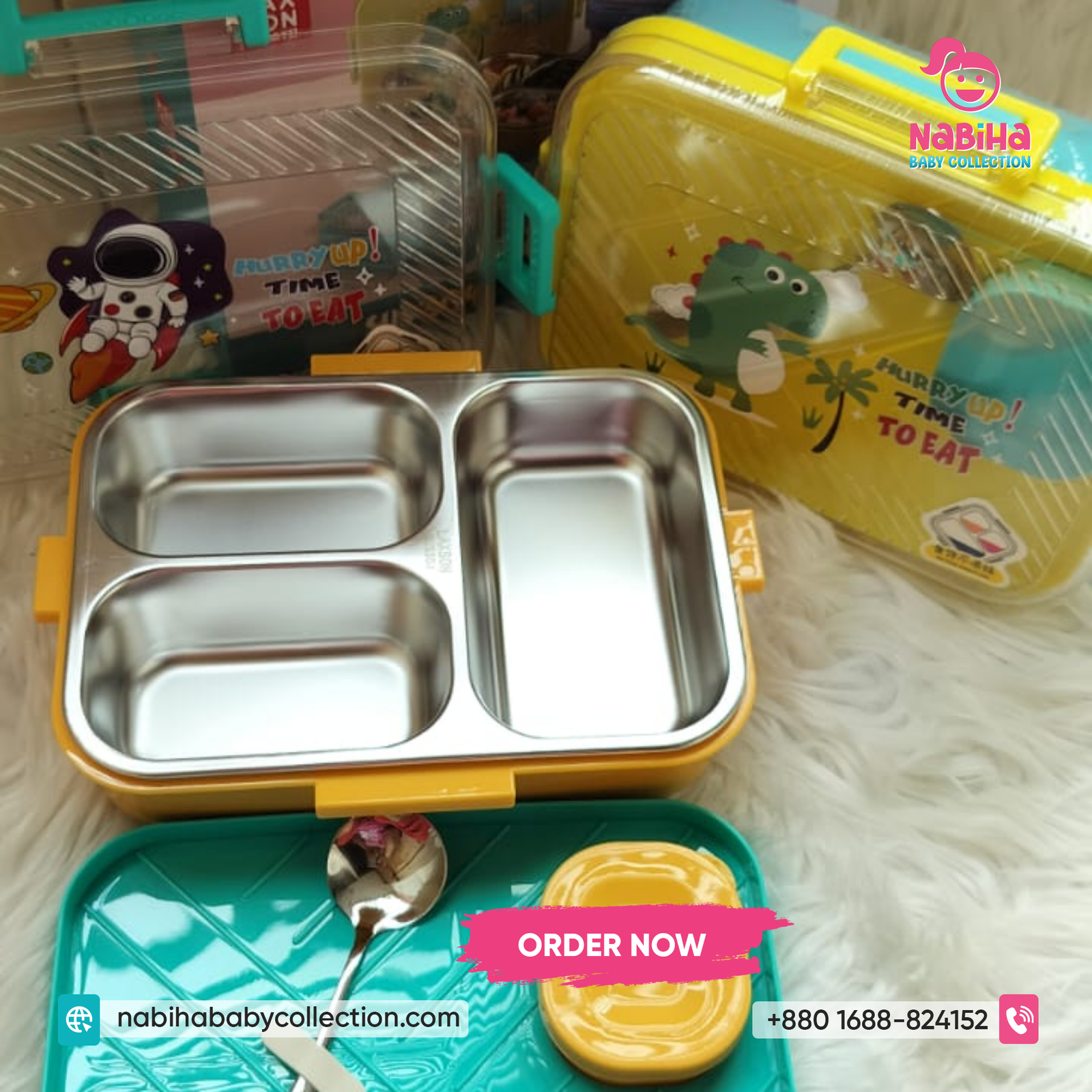 Kids Bento Lunch Box with Compartments