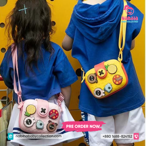 Cute Cartoon Kids Sling Bag – Mini Crossbody Shoulder Bag for Toddlers