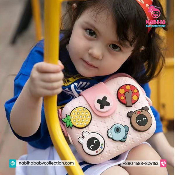 Cute Cartoon Kids Sling Bag – Mini Crossbody Shoulder Bag for Toddlers
