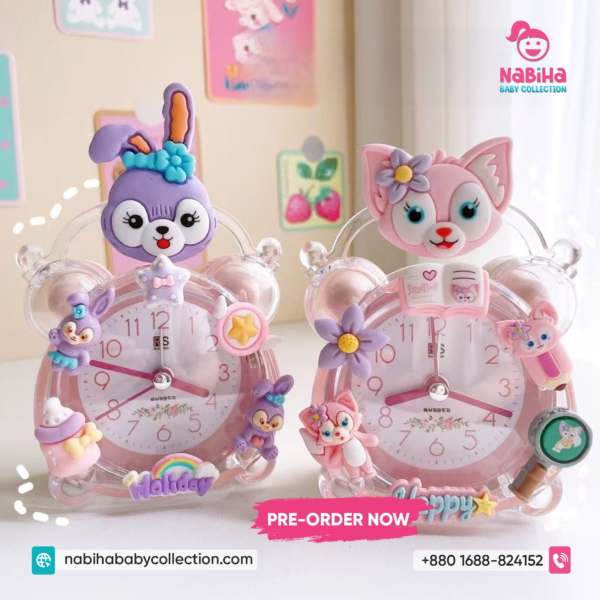 Cute Cartoon Kids Alarm Clock