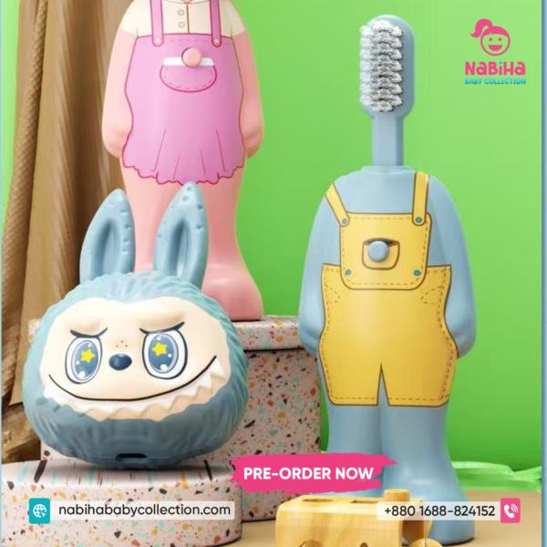 Bubu Transformable Kids Toothbrush – Cute Bunny Edition