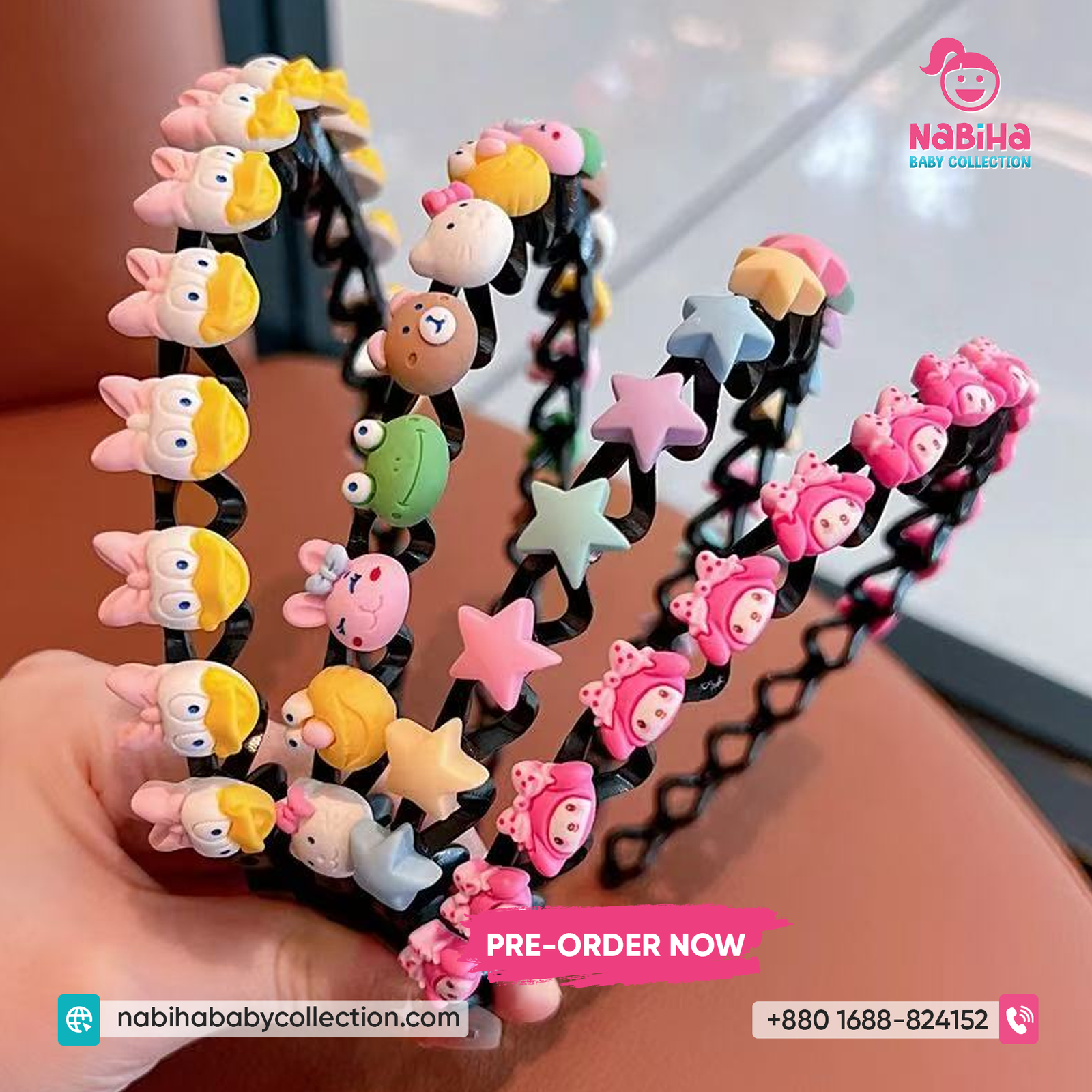 Cute Cartoon Spiral Kids Hair Band
