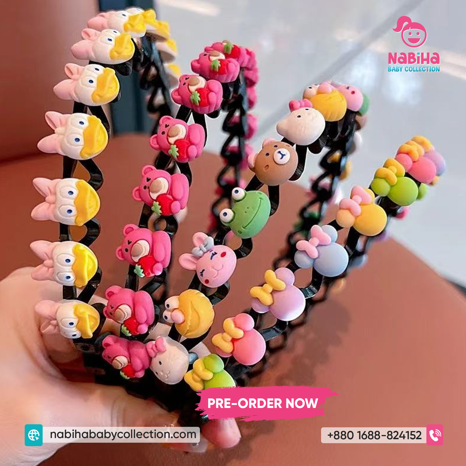 Cute Cartoon Spiral Kids Hair Band