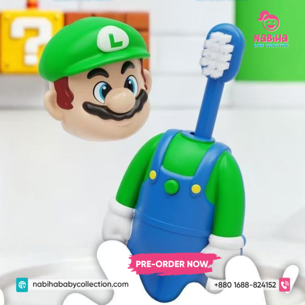 Super Hero Character Kids Soft Bristle Toothbrush with Cap