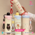 Cute Cartoon Kids Water Bottle with Strap