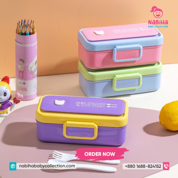 Delicacy Kids Lunch Box – Leak Proof School Tiffin Box