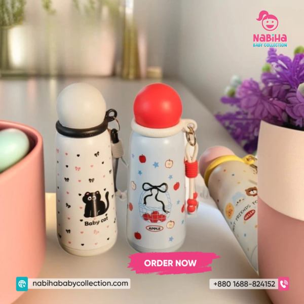 Cartoon Kids Thermal Water Bottle