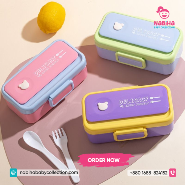 Delicacy Kids Lunch Box – Leak Proof School Tiffin Box