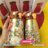 Luxury Gold Printed Thermal Water Bottle 230ml