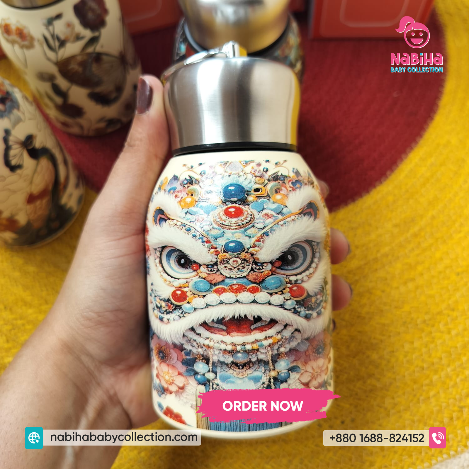 300ml Luxury Printed Thermal Flask