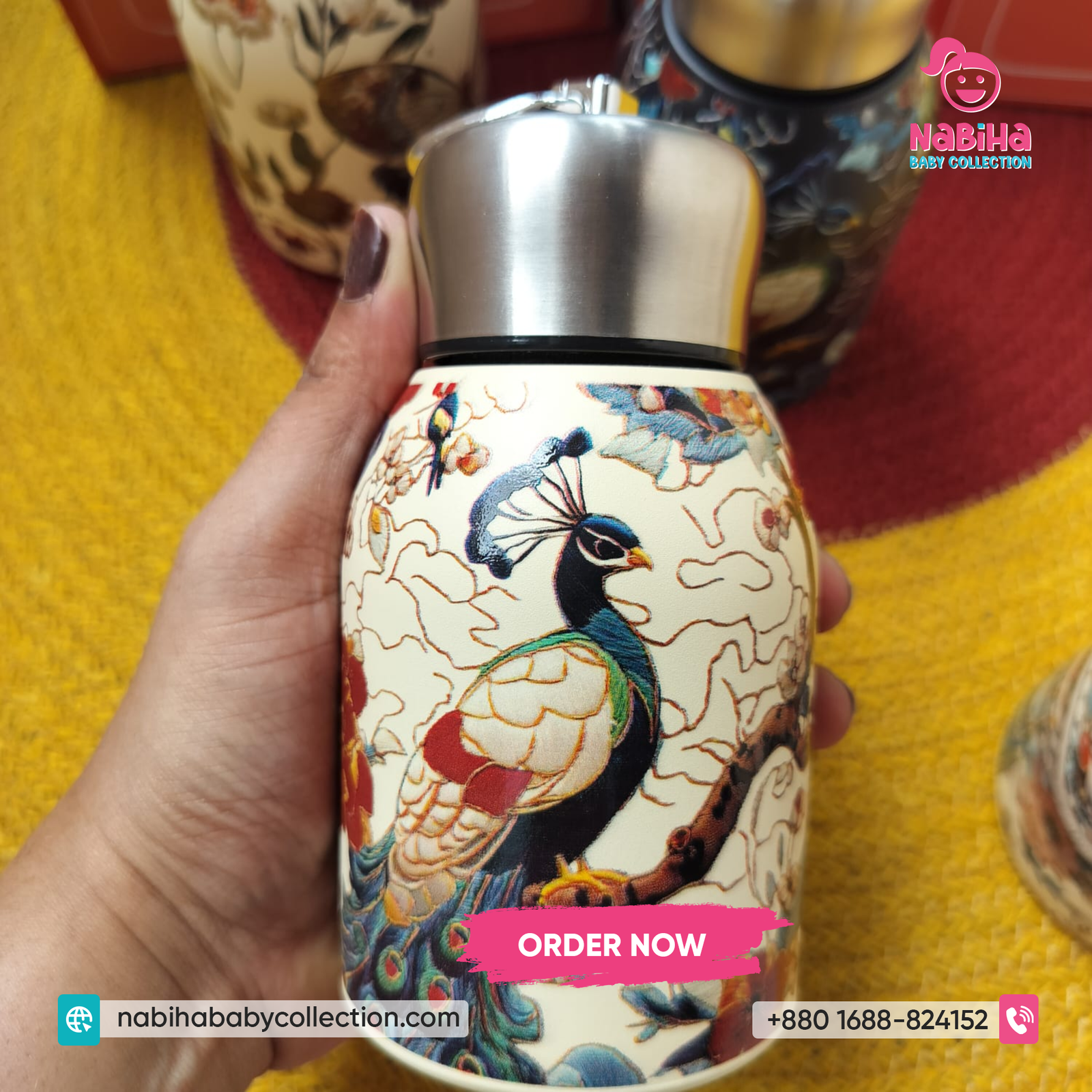 300ml Luxury Printed Thermal Flask