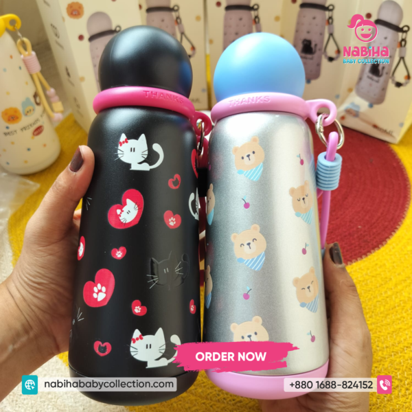 Cartoon Kids Thermal Water Bottle