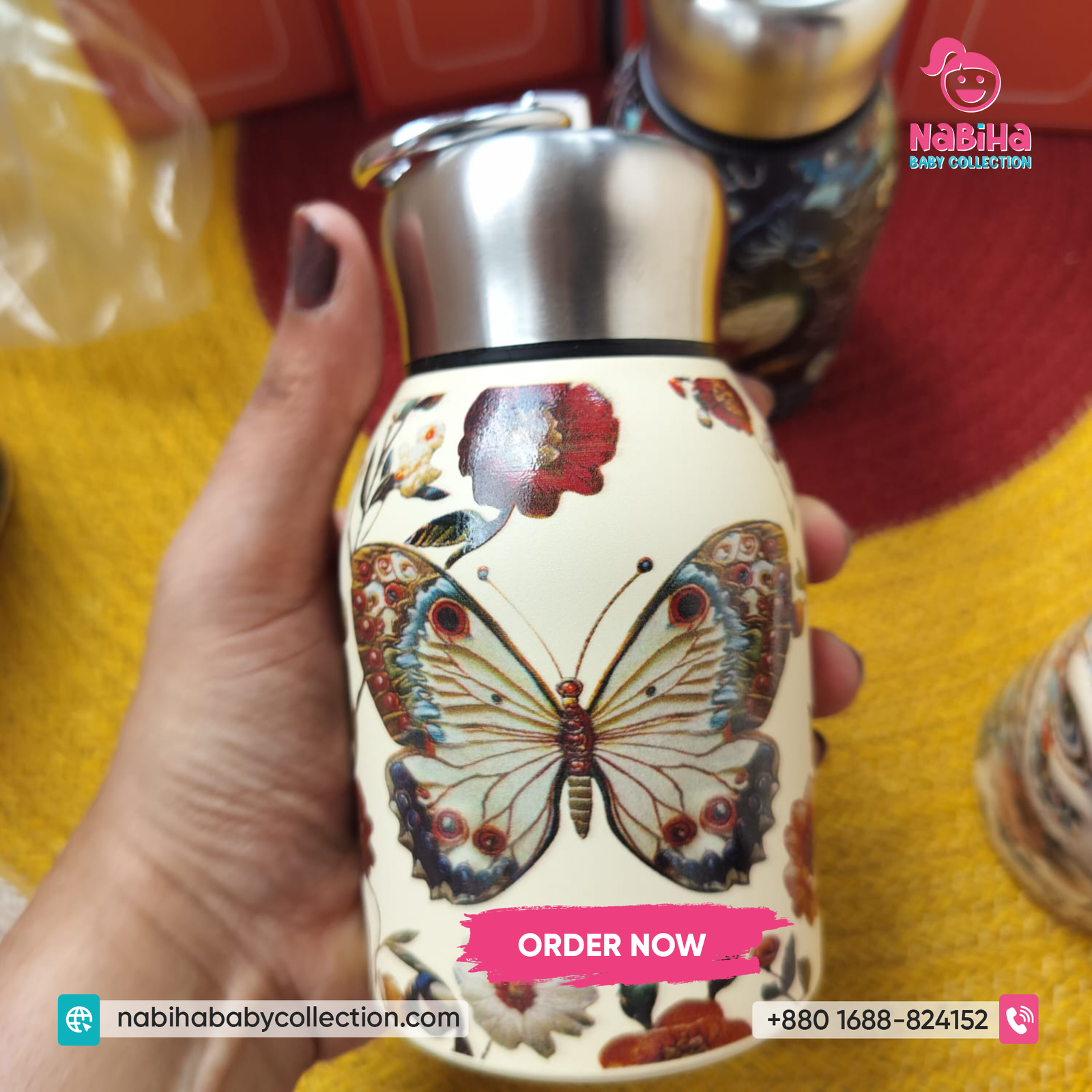 300ml Luxury Printed Thermal Flask