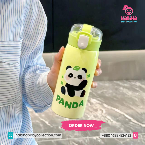 Cute Cartoon Kids Stainless Steel Water Bottle (350ml–500ml)