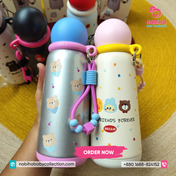 Cartoon Kids Thermal Water Bottle