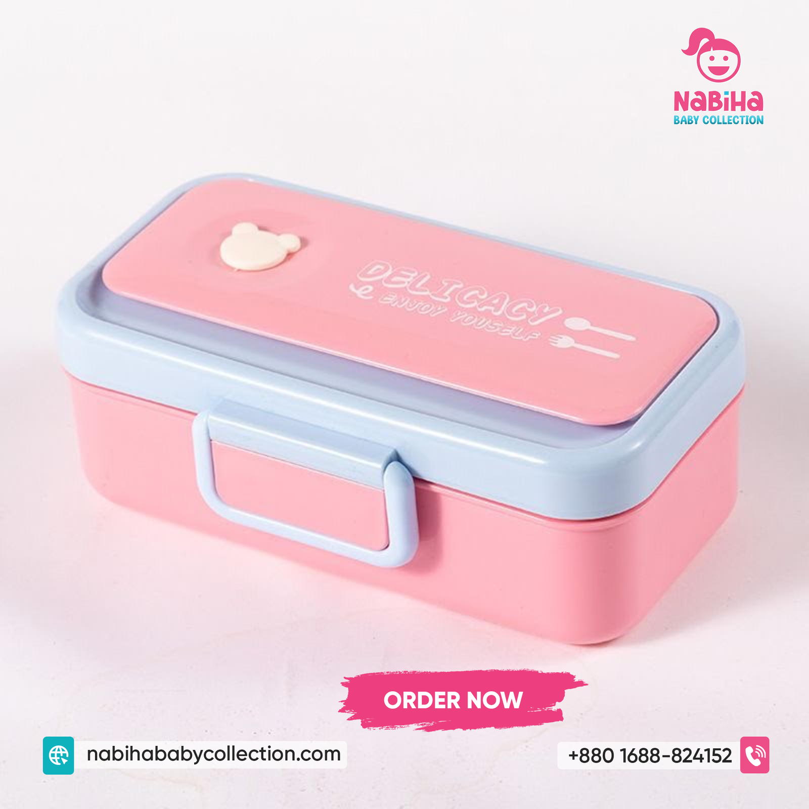 Delicacy Kids Lunch Box – Leak Proof School Tiffin Box