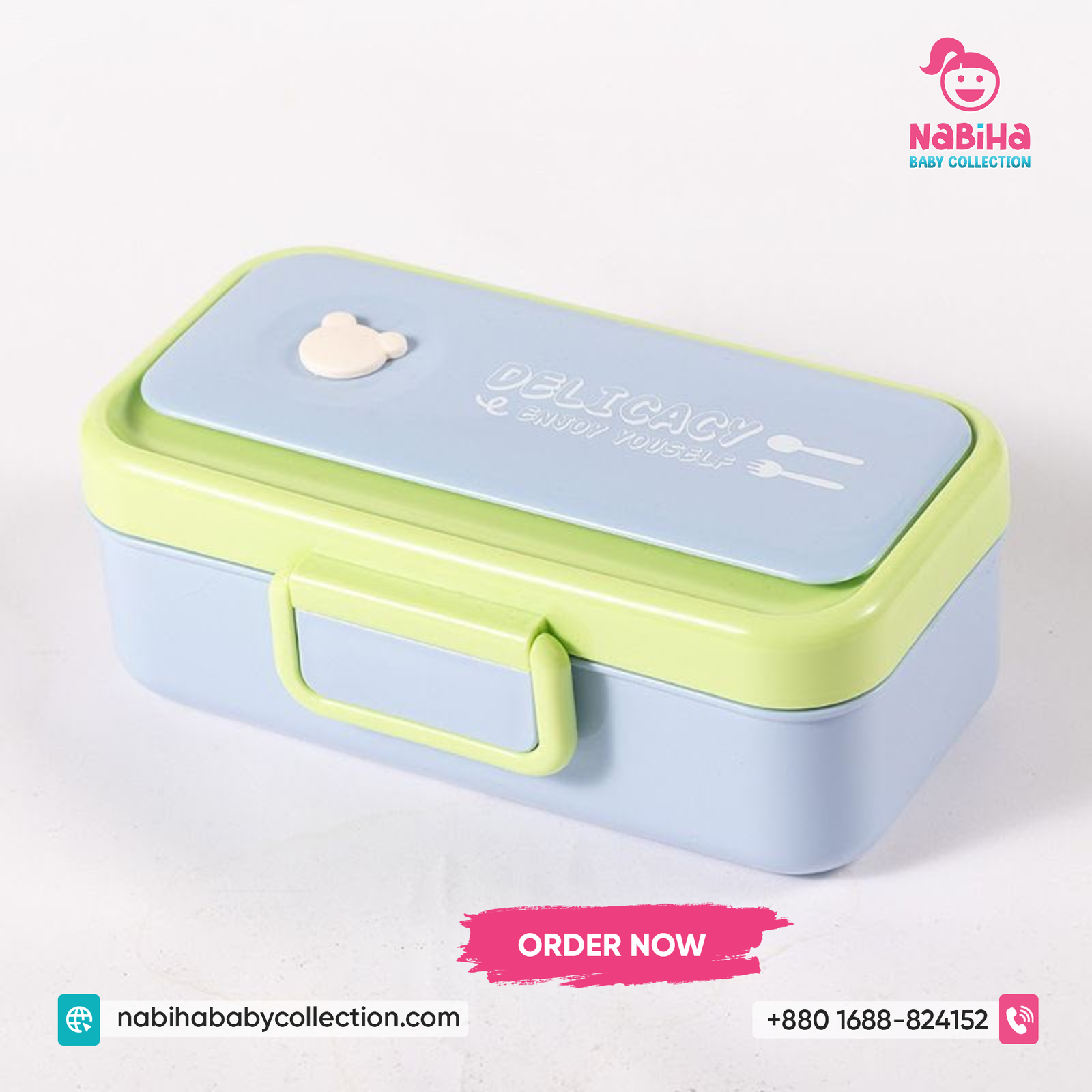 Delicacy Kids Lunch Box – Leak Proof School Tiffin Box