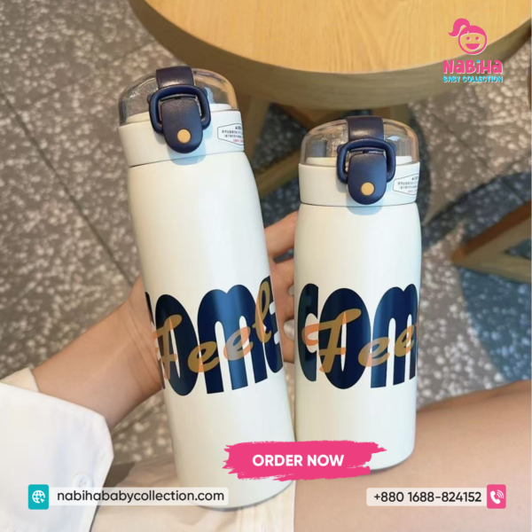 Aesthetic Stainless Steel Thermos Bottle (350-500ml)