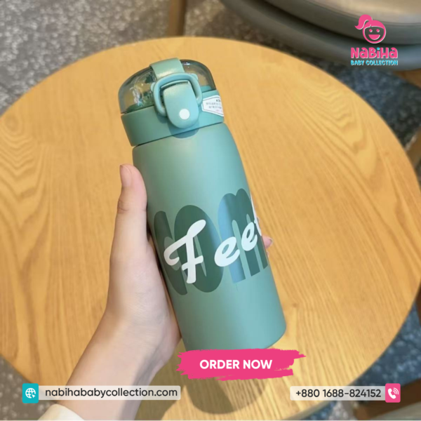 Aesthetic Stainless Steel Thermos Bottle (350-500ml)