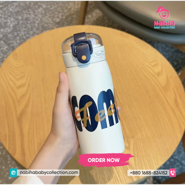 Aesthetic Stainless Steel Thermos Bottle (350-500ml)
