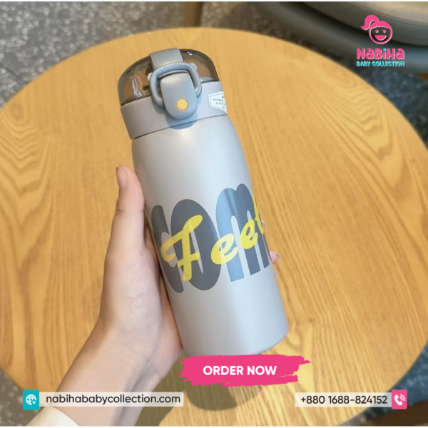 Aesthetic Stainless Steel Thermos Bottle (350-500ml)