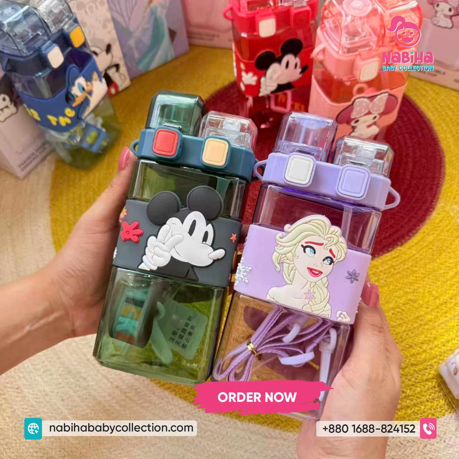 Cartoon Kids Water Bottle 520ml