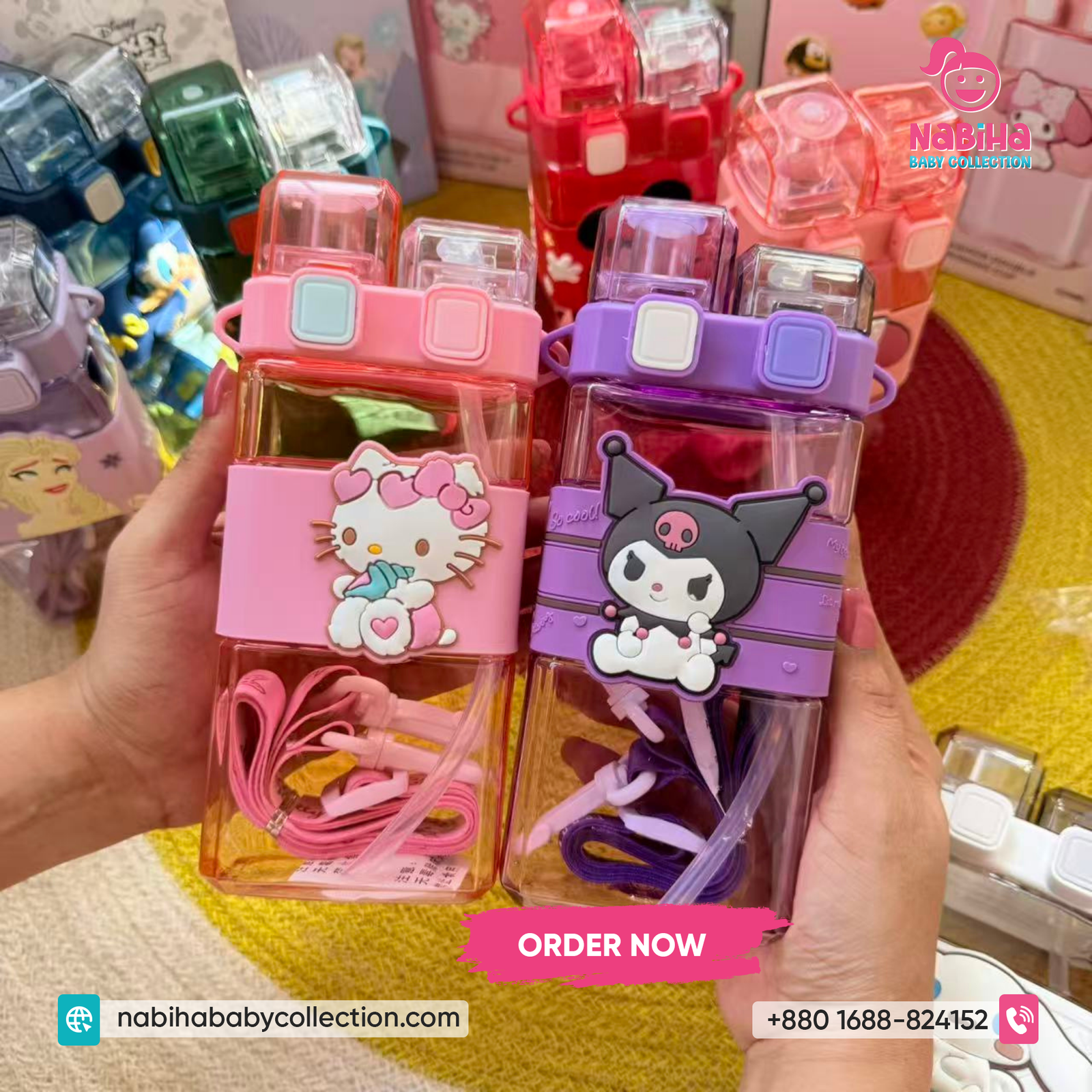 Cartoon Kids Water Bottle 520ml