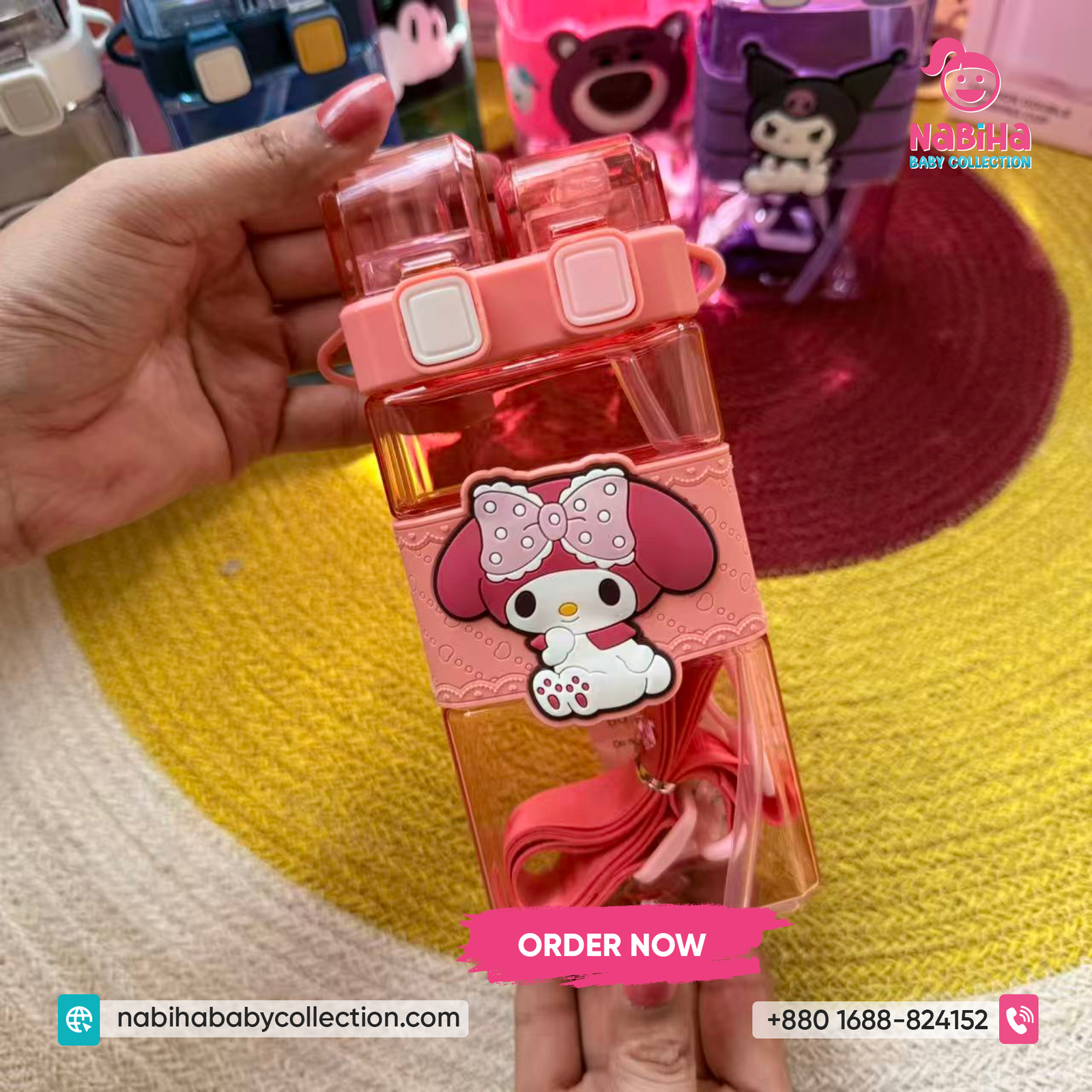 Cartoon Kids Water Bottle 520ml