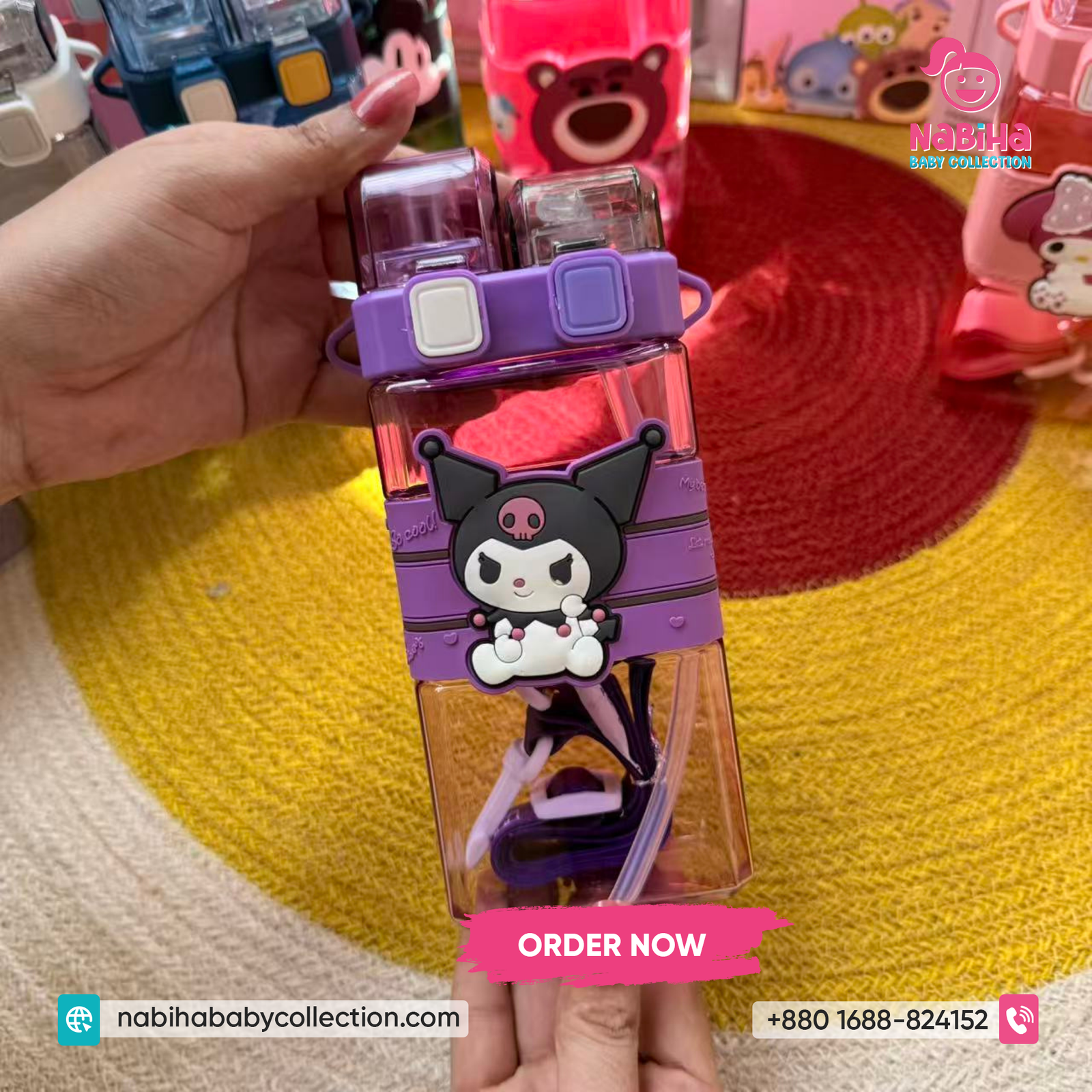 Cartoon Kids Water Bottle 520ml