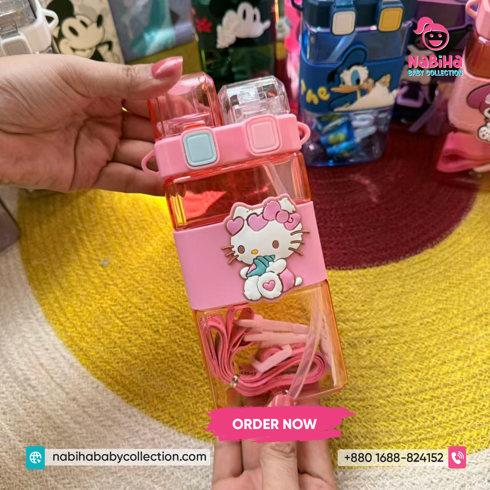 Cartoon Kids Water Bottle 520ml